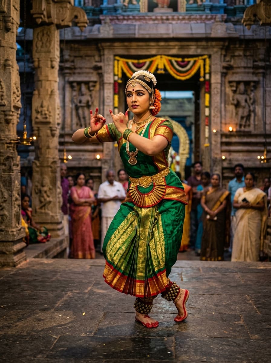 Indian classical dancer